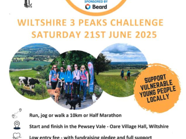 Wiltshire 3 Peaks Challenge - Support Vulnerable Young People Locally